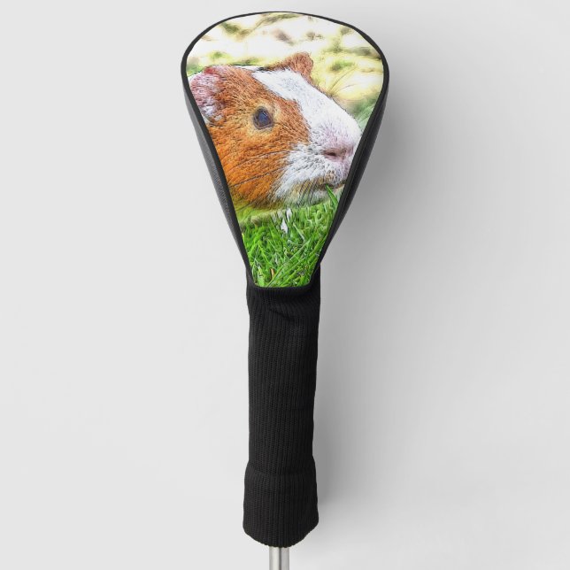 CArt Guinea Pig Golf Head Cover (Front)