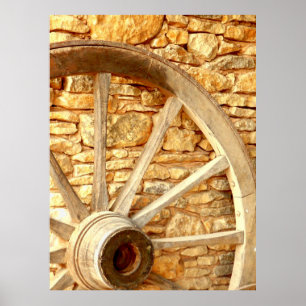 Cart Wheel Poster