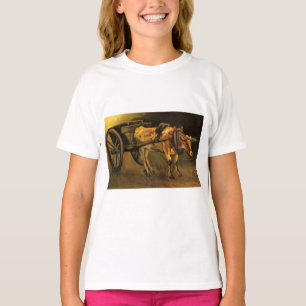 Cart with Red and White Ox (Vincent van Gogh) T-Shirt