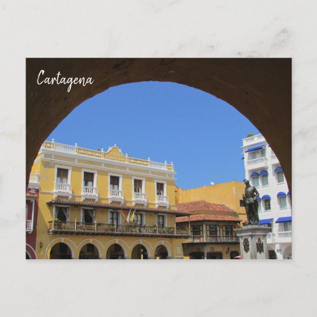 cartagena arch postcard (Front)