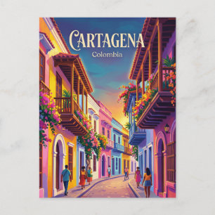 Cartagena Colombia Postcard