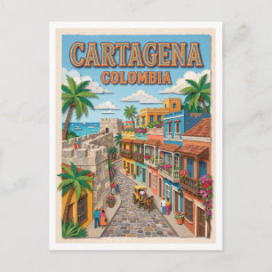 Cartagena Colombia Postcard