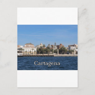 Cartagena souvenir and gift postcard
