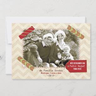 Cartão de Natal foto Holiday Card