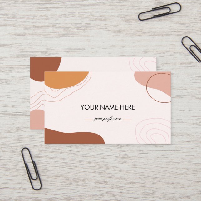 CARTÃO DE VISITA - BUSINESS CARD (Front/Back In Situ)