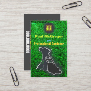 Cartão De Visita Professional Gardener Business Card