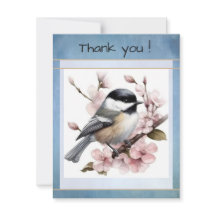 Carte de remerciement simple