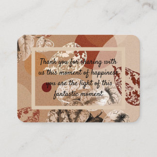 carte de remerciment business card