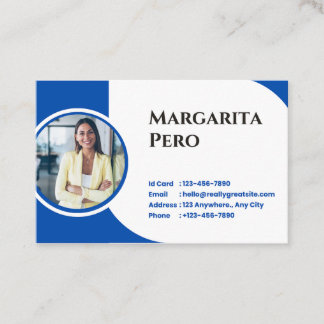 Carte de visite business card