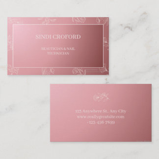 carte de visite business card