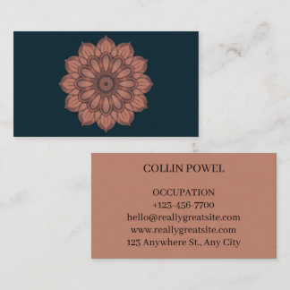 carte de visite business card