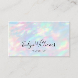 Carte De Visite Minimaliste Pierre Opale Business Card