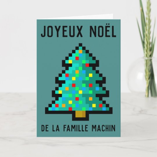 Carte De Vœux Joyeux Noel Pixel Art Sapin 8 Bit Holiday Card Zazzle Com Au Carte De Vœux Joyeux Noel Pixel Art Sapin 8 Bit Holiday Card Zazzle Com Au