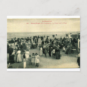 carte postale ancienne "Canet plage 66 France" Postcard