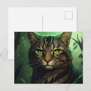 Carte postale Cats in the Wild Postcard