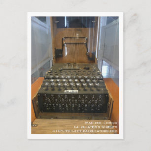 Carte postale Enigma Postcard