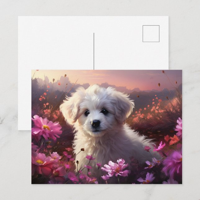 Carte postale Four-Legged Champion Postcard (Front/Back)