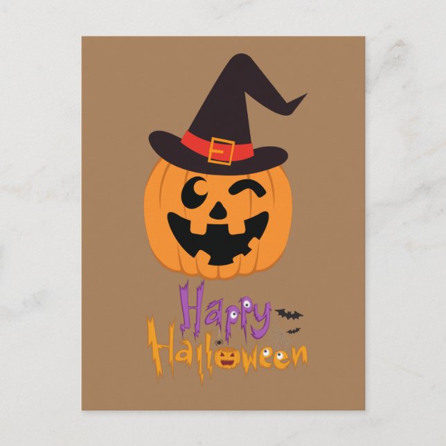 Carte Postale Happy Halloween !!! Postcard (Front)