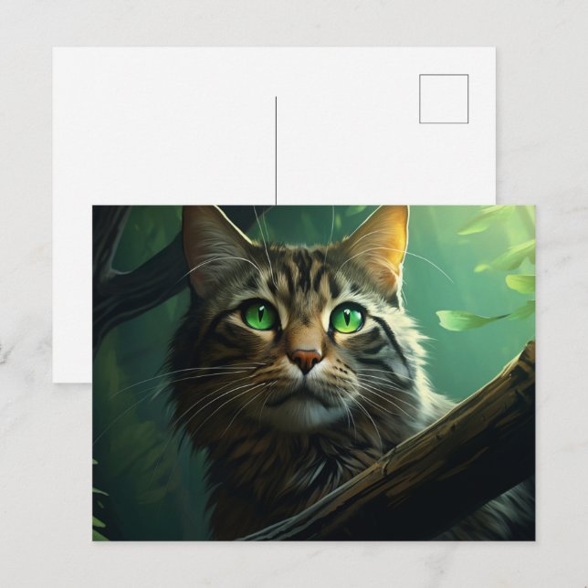 Carte postale In the Heart of the Jungle Postcard (Front/Back)