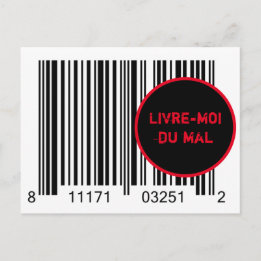 Carte Postale Ironème « Livre-moi du mal » Postcard