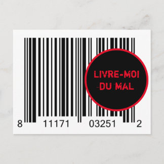 Carte Postale Ironème « Livre-moi du mal » Postcard