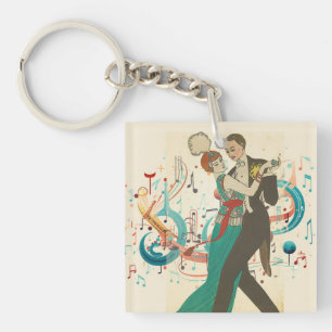 Carte Postale Keychain