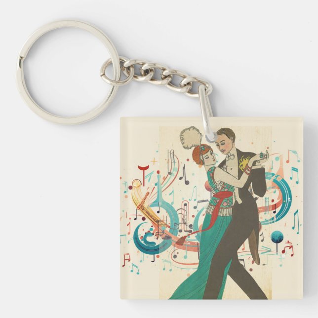 Carte Postale Keychain (Front)
