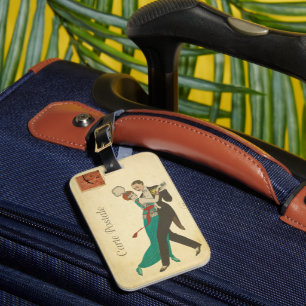 Carte Postale Luggage Tag