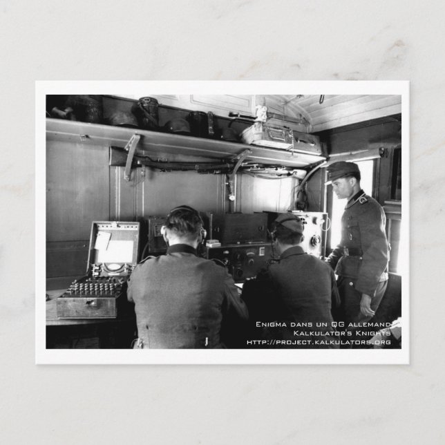 Carte postale QG Enigma Postcard (Front)