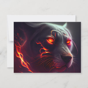 Carte postale tiger postcard