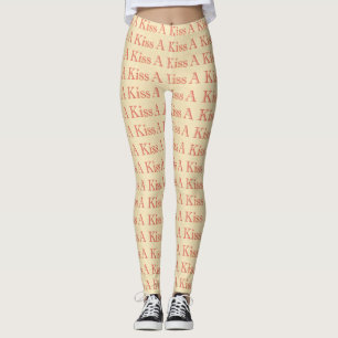 Carte Postale Valentine Kiss Women's Leggings