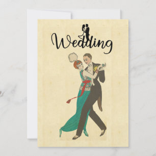 Carte Postale Wedding Invitation