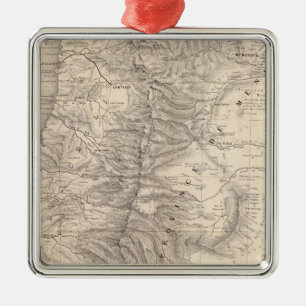 Carte, Province de Mendoza, the Araucan?a Metal Tree Decoration
