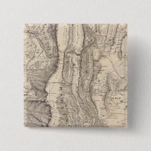 Carte, provinces de La Rioja San Juan 15 Cm Square Badge