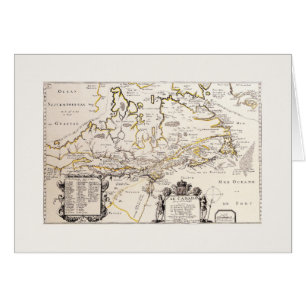 Carte Québec Nouvelle-France Canada par Français