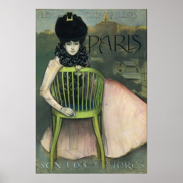 Cartel de los cigarrillos París Poster (Front)