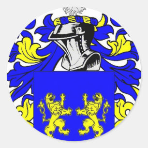 Carter Coat of Arms Classic Round Sticker