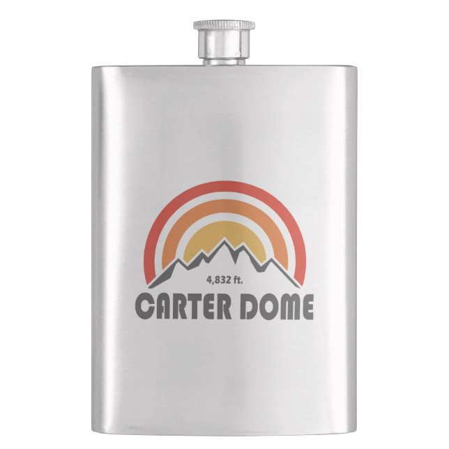 Carter Dome New Hampshire Hip Flask (Front)