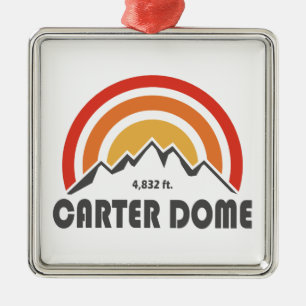 Carter Dome New Hampshire Metal Ornament