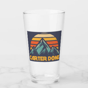 Carter Dome New Hampshire Retro Turquoise Glass