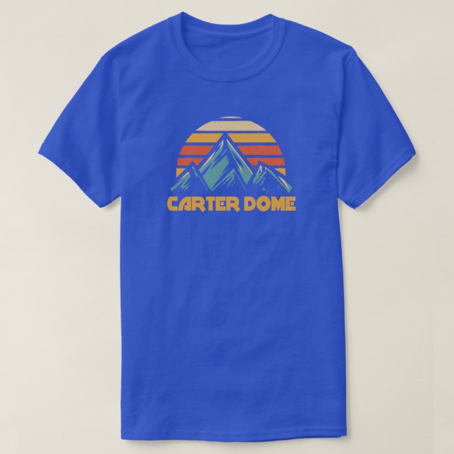 Carter Dome New Hampshire Retro Turquoise T-Shirt (Design Front)