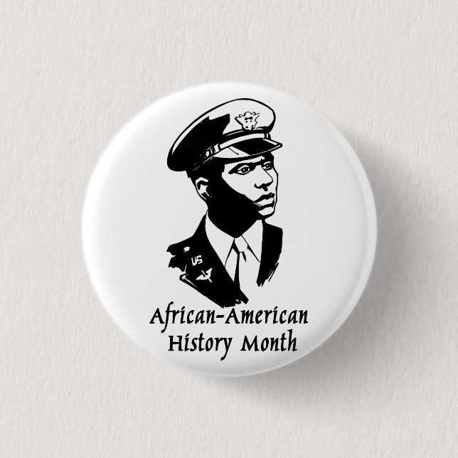 Carter G Woodson Black History Month 3 Cm Round Badge (Front)