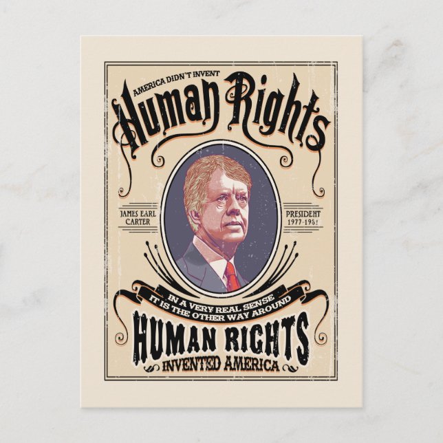 Carter - Human Rights Postcard (Front)