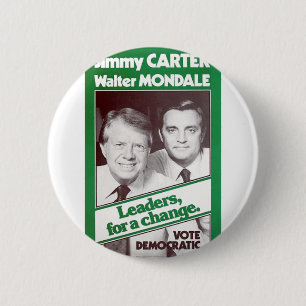 Carter - Mondale 6 Cm Round Badge