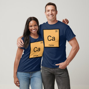 Carter Name Chemistry Element Periodic Table T-Shirt