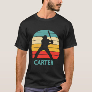 Carter Name Gift Personalised Baseball T Shirt 