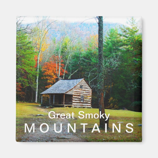 Carter Shields Cabin - Autumn colours Magnet (Front)