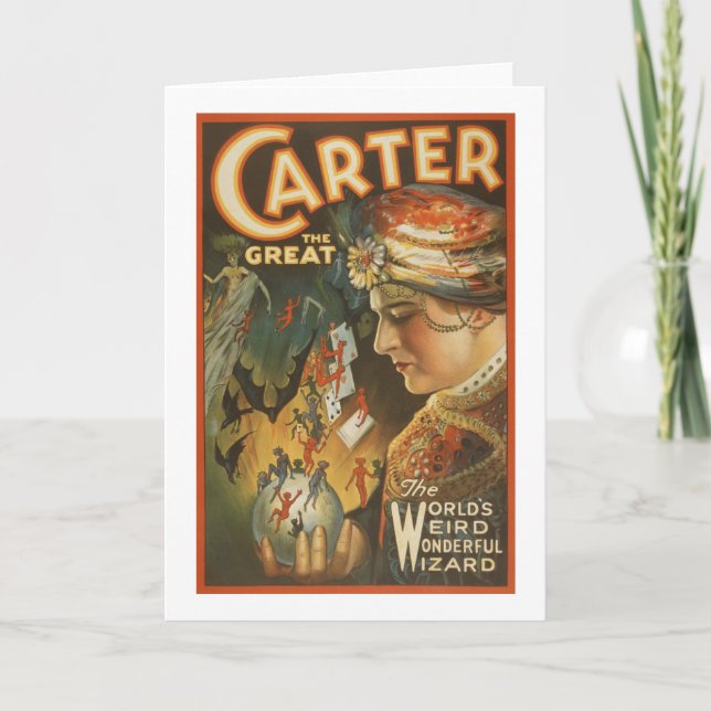 Carter the Great - The World's Weird Wizard Card (Front)
