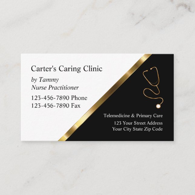 Carters Business Card (Front)