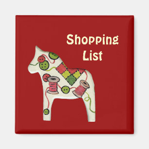 Carter's shopping list magnet
